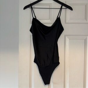 A&F satin bodysuit